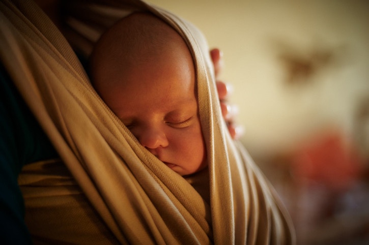 new born  baby sleeping