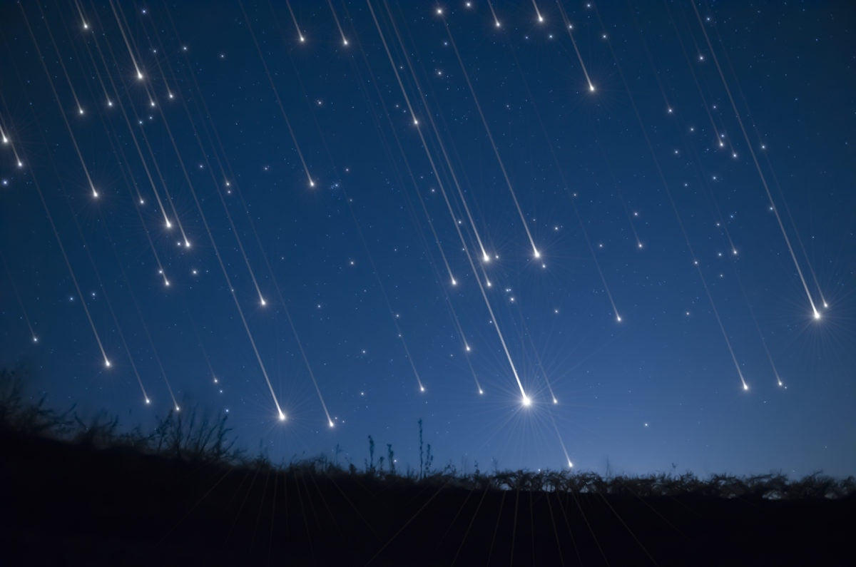 Asteriods on the sky